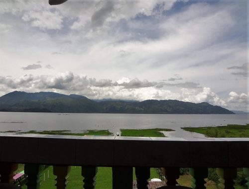 view of Lake Yajoa in Honduras