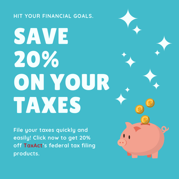 20% discount for TaxAct