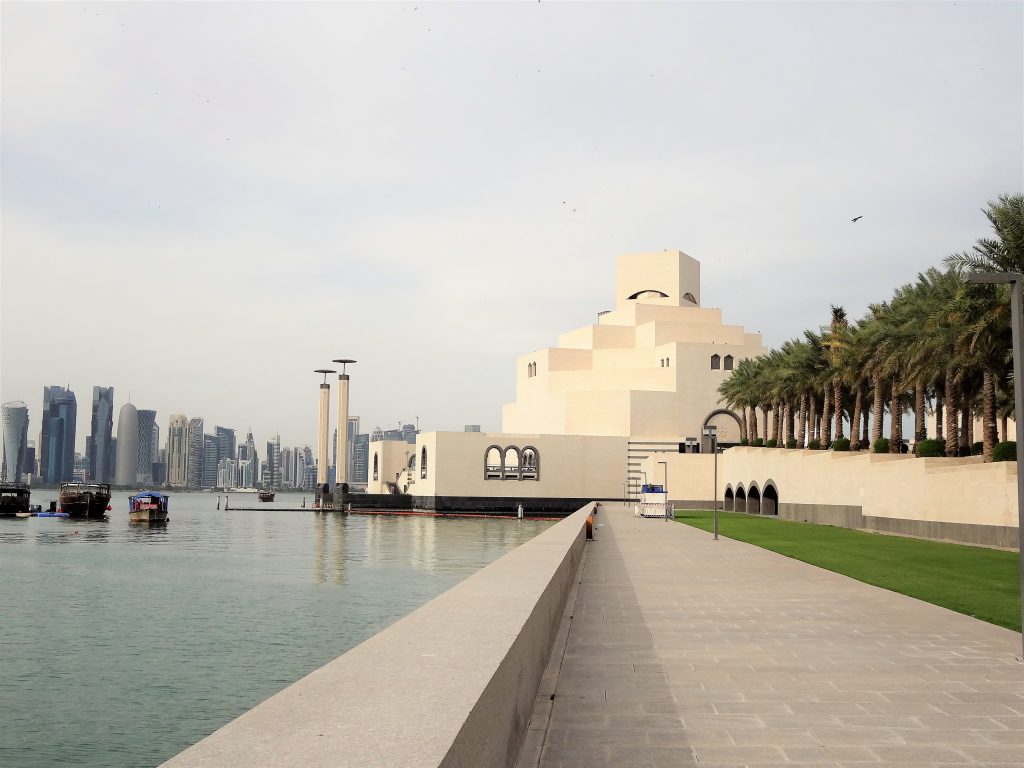 View of Museum of Islamic Art from Corniche